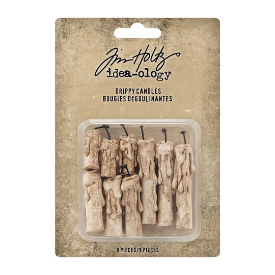 Tim Holtz® Idea-Ology Halloween Drippy Candle Embellishments, 9ct.